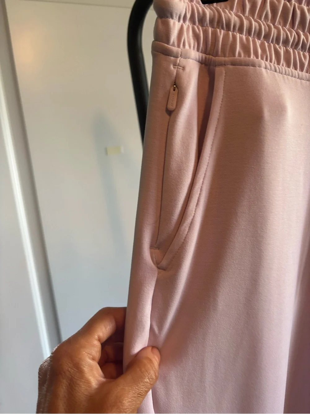Athleta Light Pink Elastic Waistband Lounge Pants